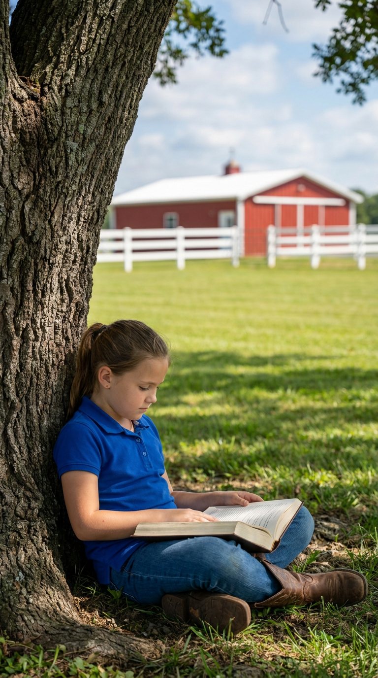 A child reading